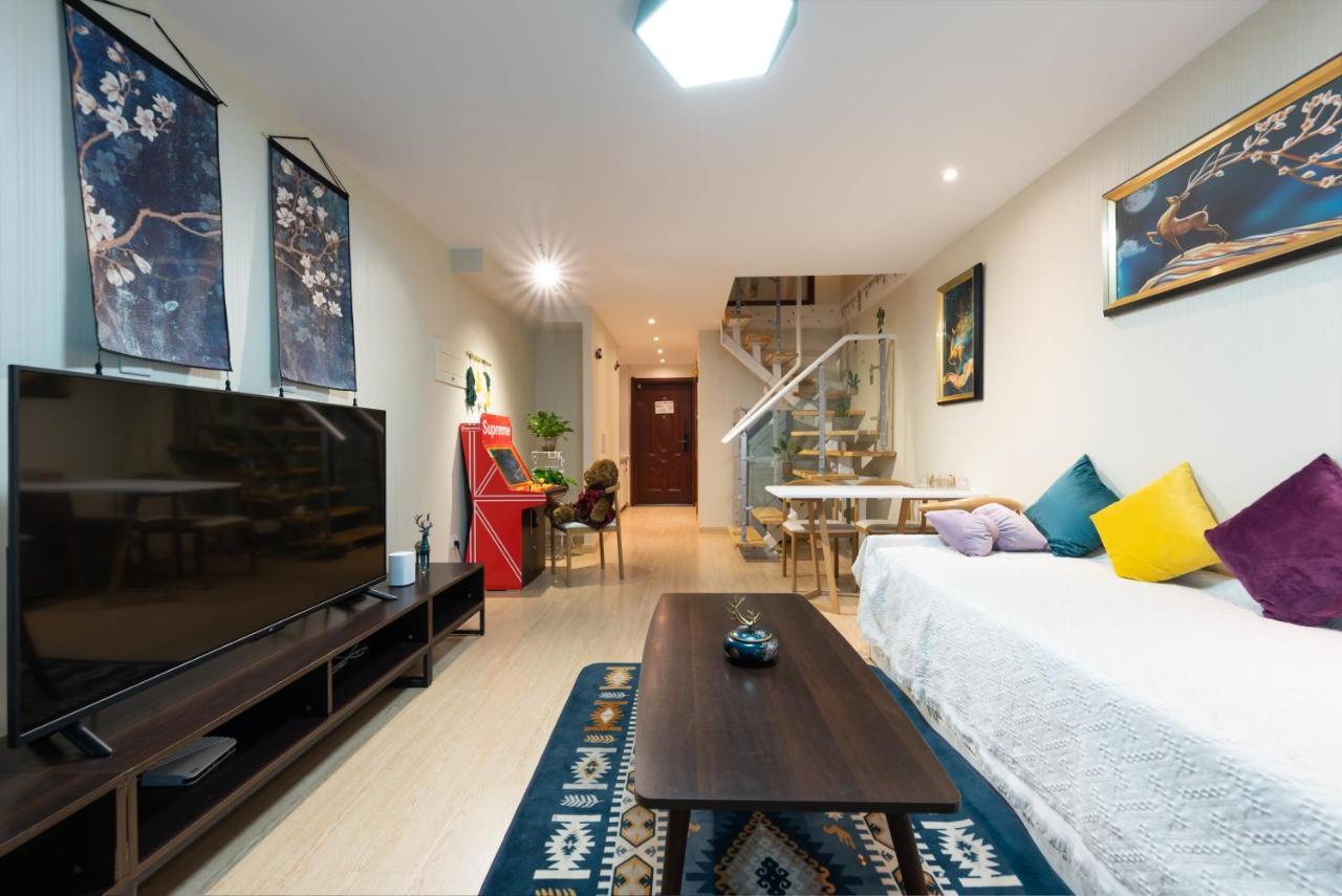 Yu Jing Xuan Boutique Apartment Tianjin Buitenkant foto
